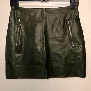 SHEIN Faux leather skirt